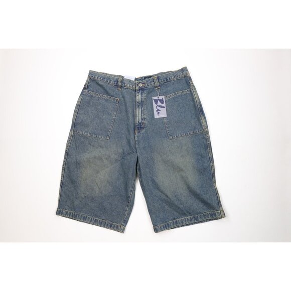 Deadstock Vtg 90s Y2K Streetwear Mens 36 Heavy Baggy Fit Denim